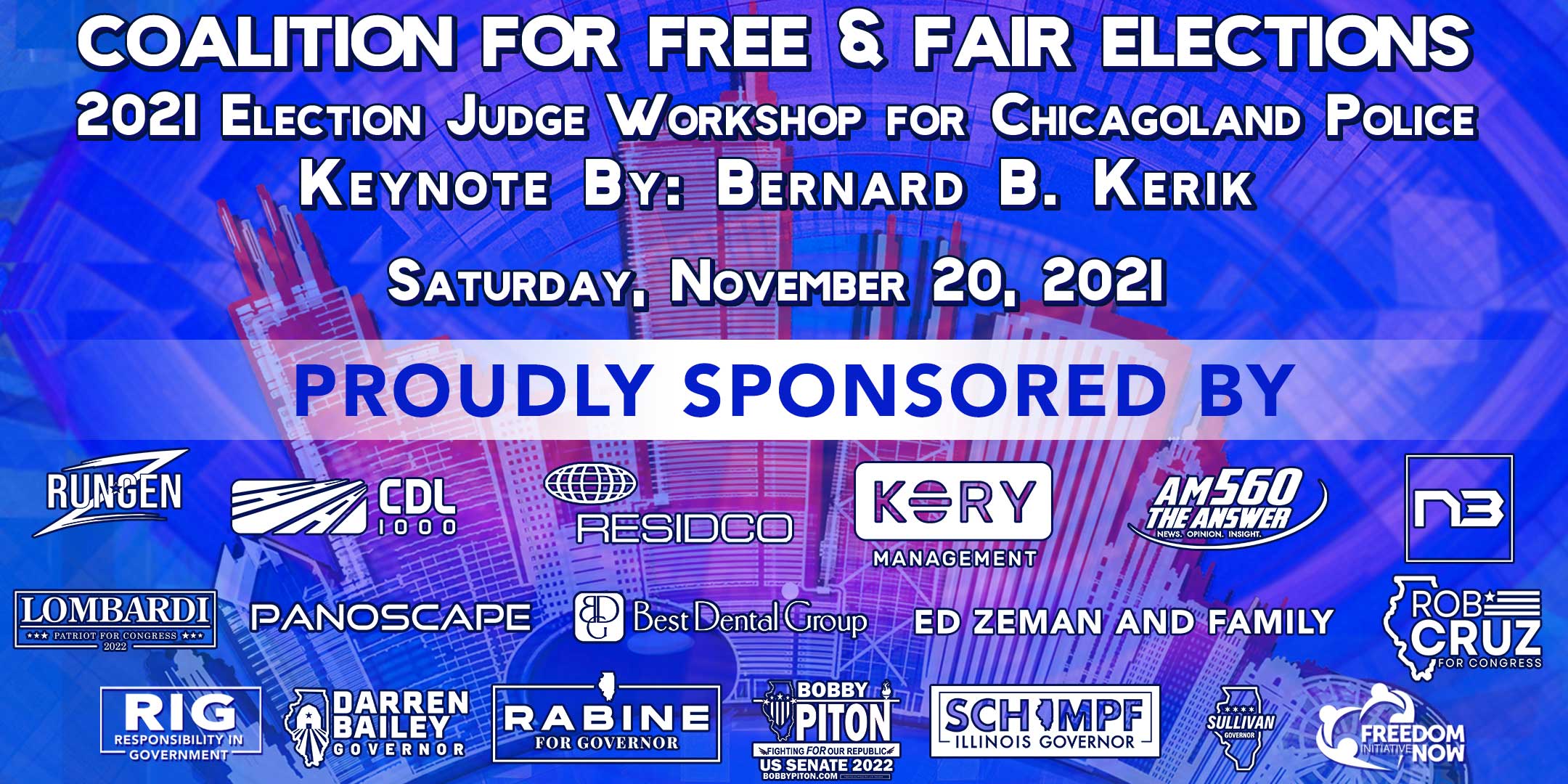 Coalition For Free & Fair Elections Sponsors